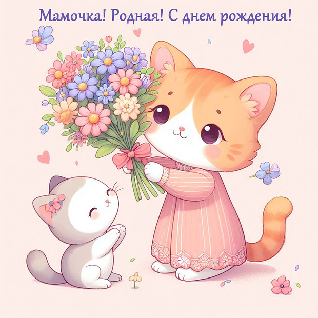 Открытки маме на день рождения: 70+ картинок и поздравлений