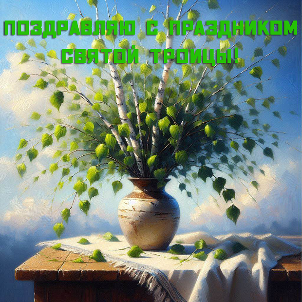 С праздником Святой Троицы! Открытки: более 40 уникальных картинок для поздравлений