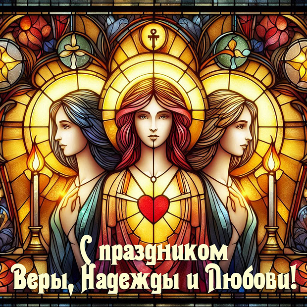 Праздничные открытки ко Дню Веры, Надежды и Любви: более 40 вариантов поздравлений