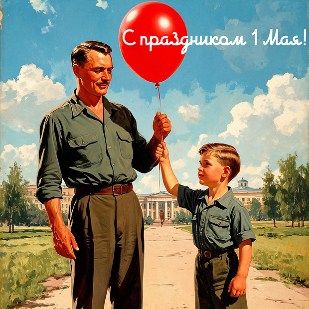Отметить 1 Мая: 30 современных и советских открыток для поздравления с праздником весны и труда