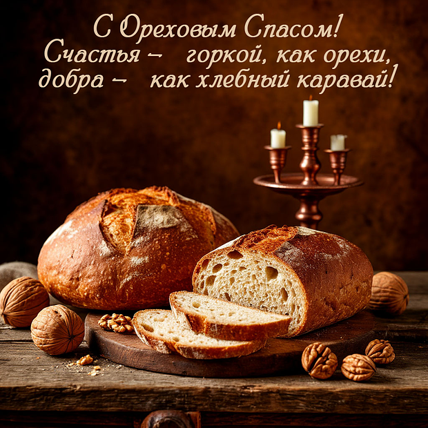 Открытки с Ореховым Спасом: 30+ картинок и поздравлений
