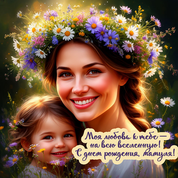 Открытки маме на день рождения: 70+ картинок и поздравлений