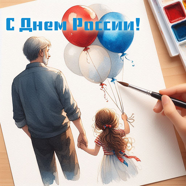 С Днём России! Красивые открытки и поздравления в честь праздника