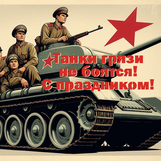 «Танки грязи не боятся!» Отправьте открытки с Днем танкиста: 40+ картинок и поздравлений
