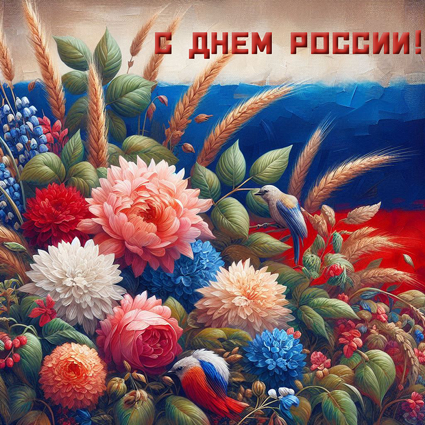 С Днём России! Красивые открытки и поздравления в честь праздника