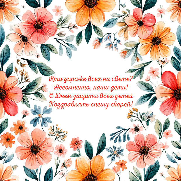 С любовью к самым маленьким! Открытки с Днем защиты детей: 20+ красивых картинок для поздравления ребенка и взрослых