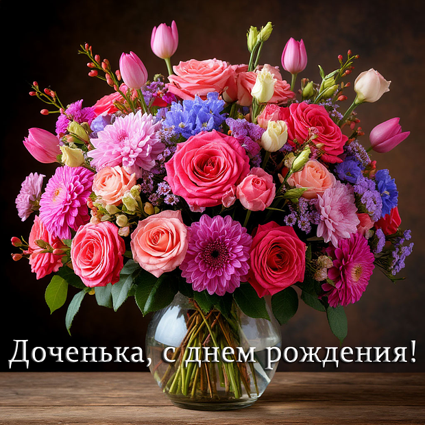 60+ открыток и поздравлений с днем рождения дочери: скачайте бесплатно в хорошем качестве