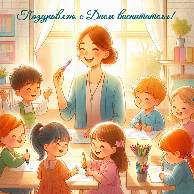 Поздравления на День воспитателя: более 40 уникальных открыток