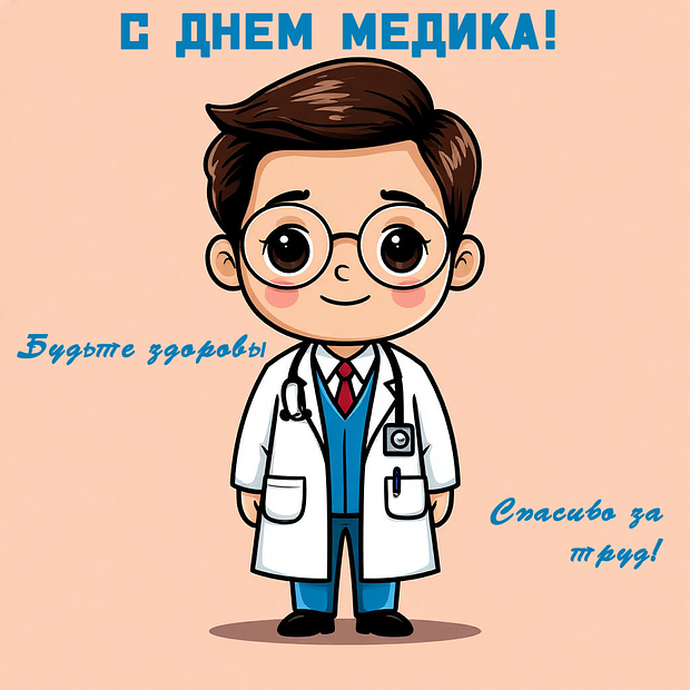 Трогательные открытки ко Дню медика: 25 оригинальных картинок с поздравлениями для медицинских работников