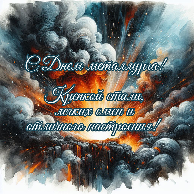 Празднование Дня металлурга: яркие открытки и поздравления для коллег