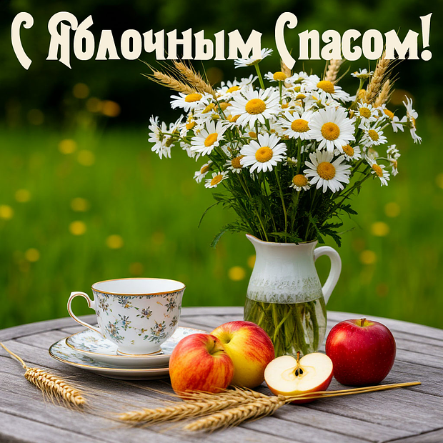 Яблочный Спас: более 40 открыток и поздравлений