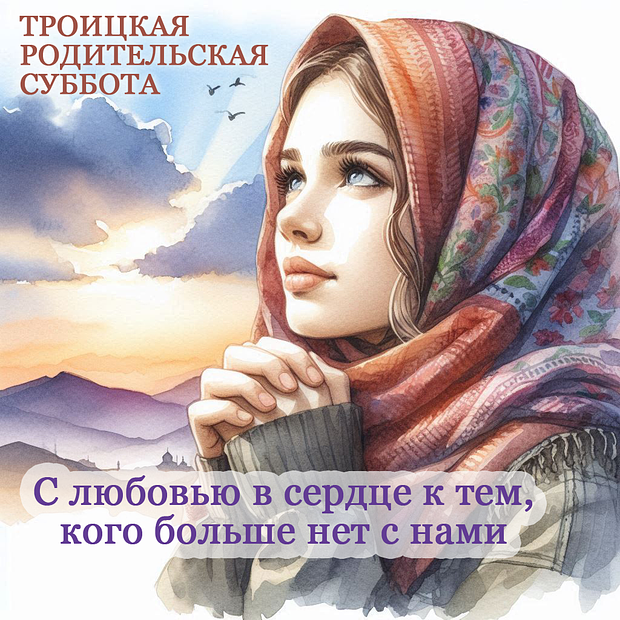 В Троицкой родительской субботе 2025 года: 25 трогательных открыток с молитвами в память о близких