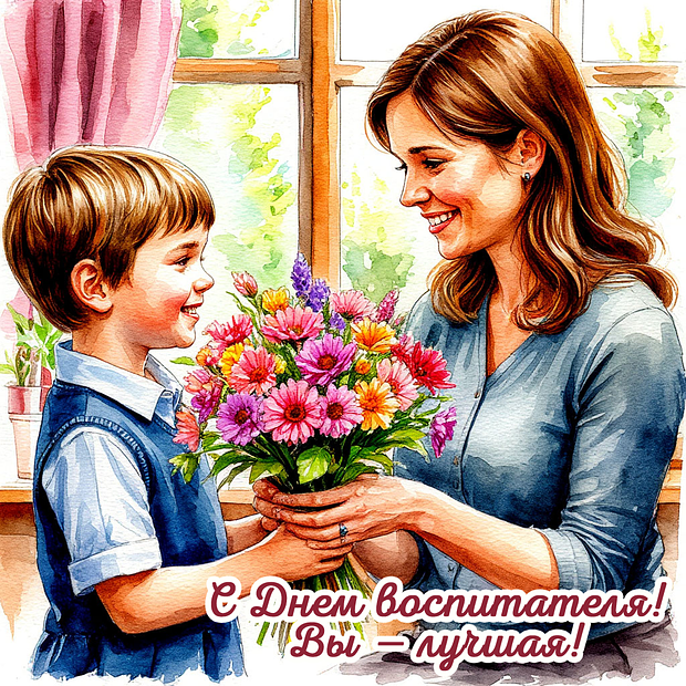 Поздравления на День воспитателя: более 40 уникальных открыток