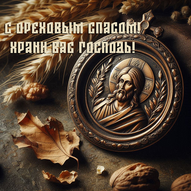 Открытки с Ореховым Спасом: 30+ картинок и поздравлений