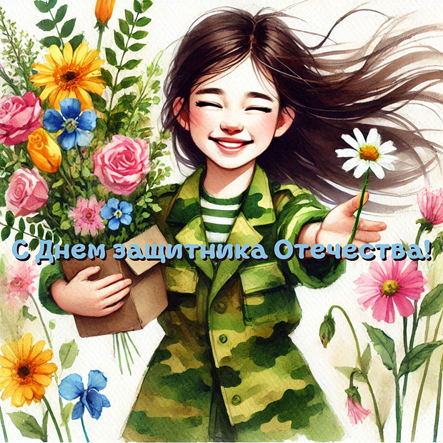 Красивые открытки на 23 Февраля: 30+ идей для поздравления