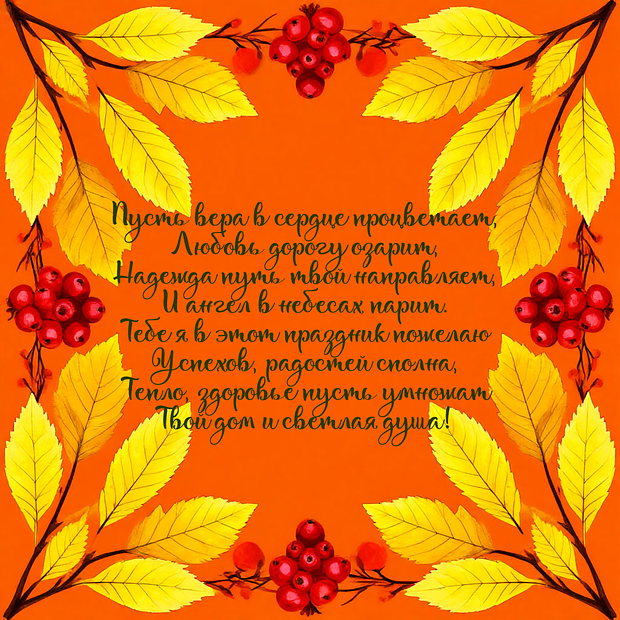 Праздничные открытки ко Дню Веры, Надежды и Любви: более 40 вариантов поздравлений