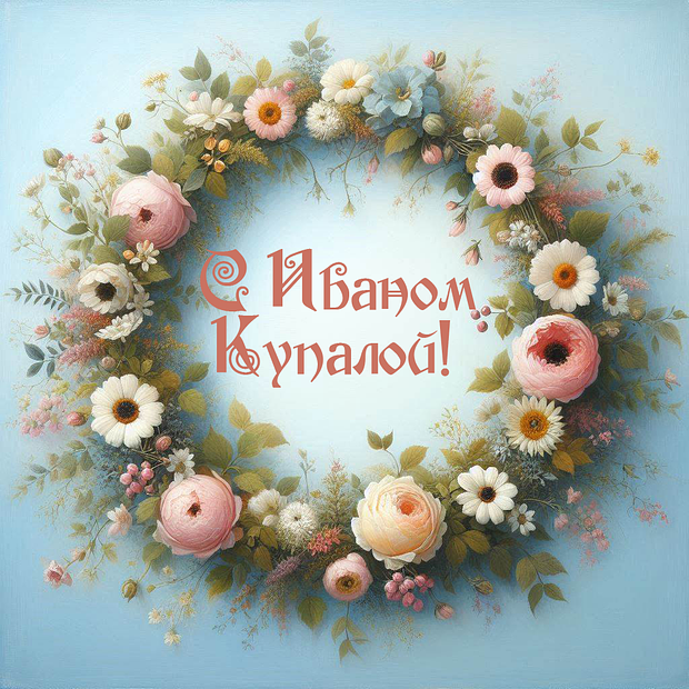 Нарядные открытки ко Дню Ивана Купалы: 40 поздравлений для близких