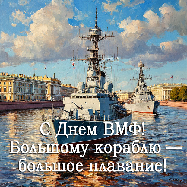 Открытки к Дню ВМФ: более 50 картинок и поздравлений
