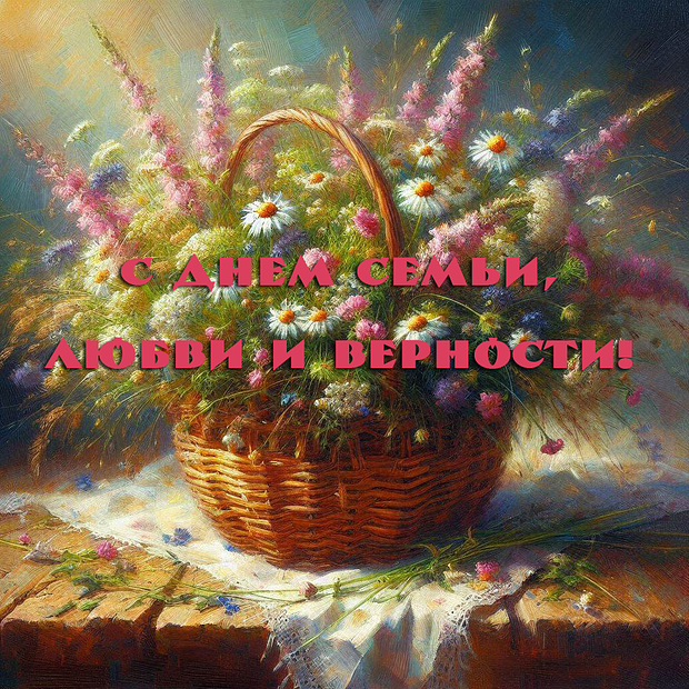 Поздравления с Днем семьи, любви и верности: более 30 уникальных открыток