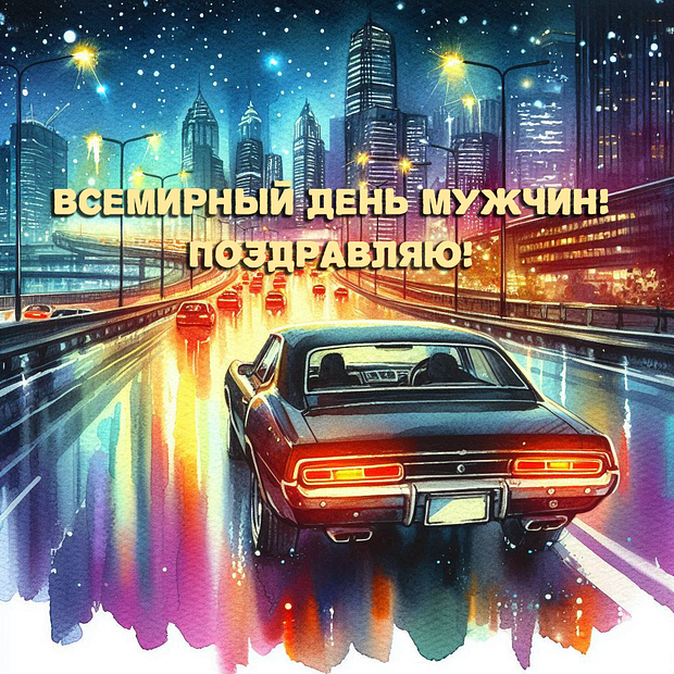 Открытки с Всемирным днем мужчин: 40+ красивых картинок и поздравлений