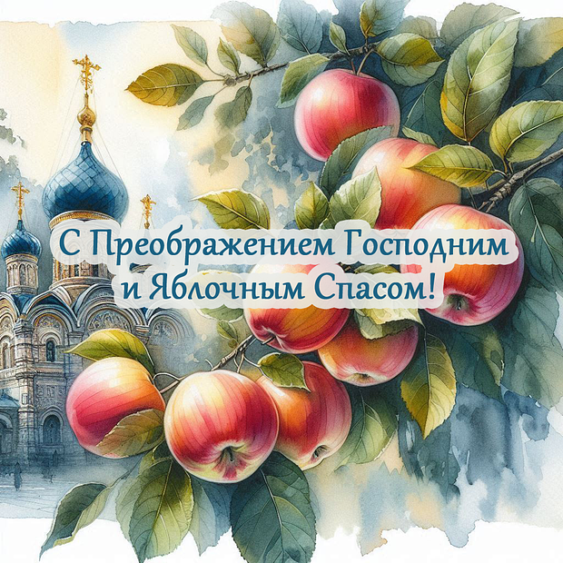 Яблочный Спас: 40+ открыток и поздравлений