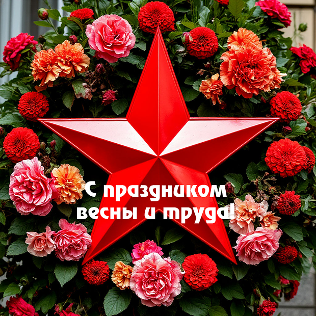 Отметить 1 Мая: 30 современных и советских открыток для поздравления с праздником весны и труда