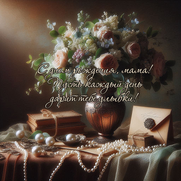 Открытки маме на день рождения: 70+ картинок и поздравлений