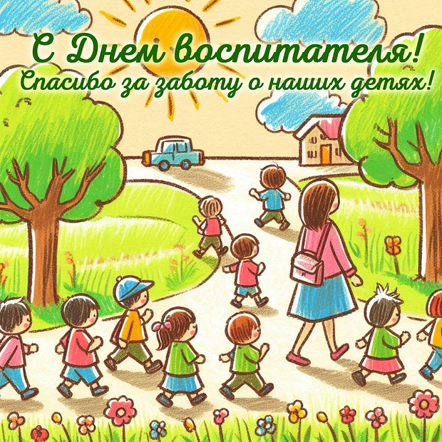 Поздравления на День воспитателя: более 40 уникальных открыток