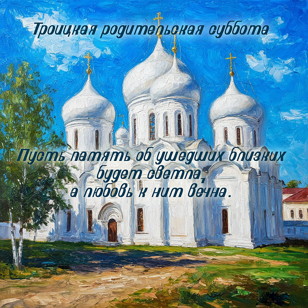 В Троицкой родительской субботе 2025 года: 25 трогательных открыток с молитвами в память о близких