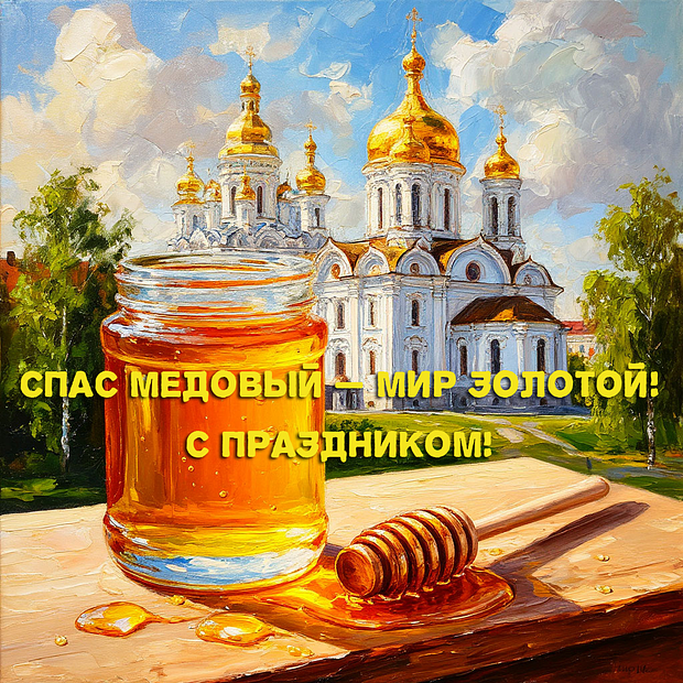 Празднование Медового Спаса: бесплатные открытки и поздравления