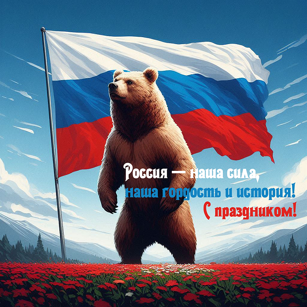 С Днём России! Красивые открытки и поздравления в честь праздника