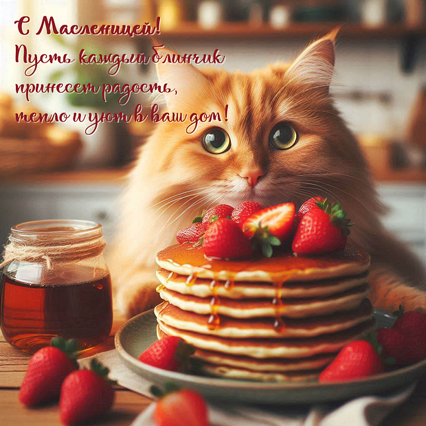 Уникальные открытки к Масленице: 15 картинок для поздравлений близких в 2026 году