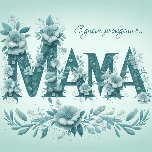 Открытки маме на день рождения: 70+ картинок и поздравлений