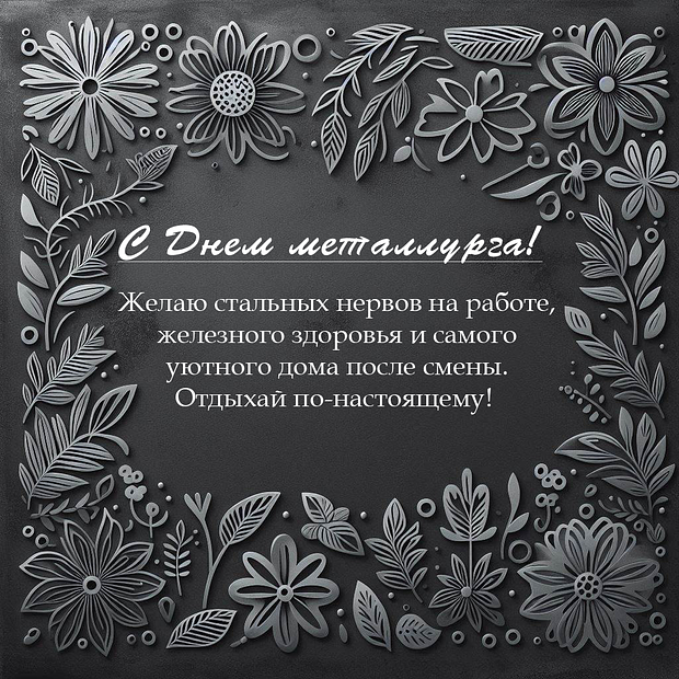 Празднование Дня металлурга: яркие открытки и поздравления для коллег