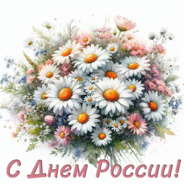 С Днём России! Красивые открытки и поздравления в честь праздника