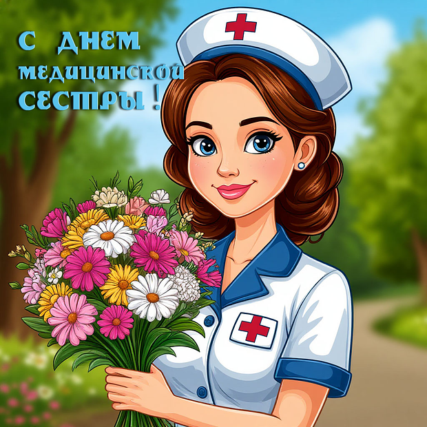 Поздравительные открытки к Дню медсестры: оригинальные изображения
