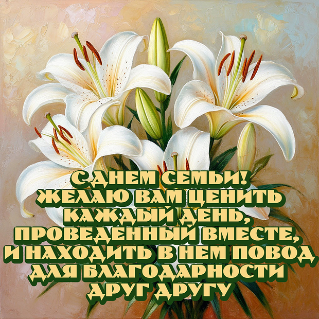 Поздравления с Днем семьи, любви и верности: более 30 уникальных открыток