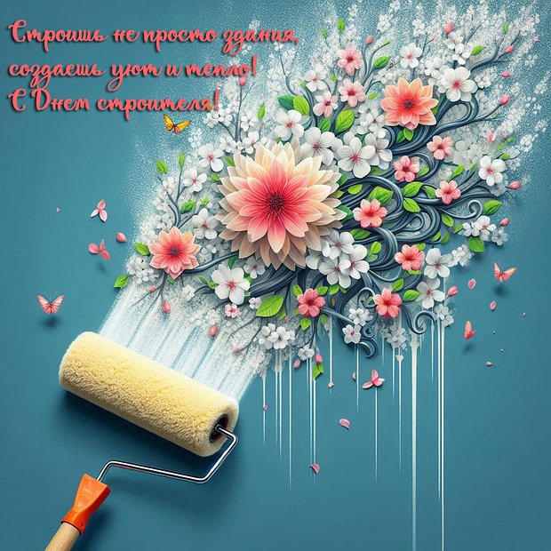 От открыток с Днем строителя: 50+ картинок и поздравлений