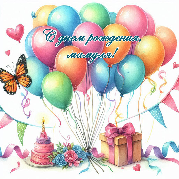 Открытки маме на день рождения: 70+ картинок и поздравлений