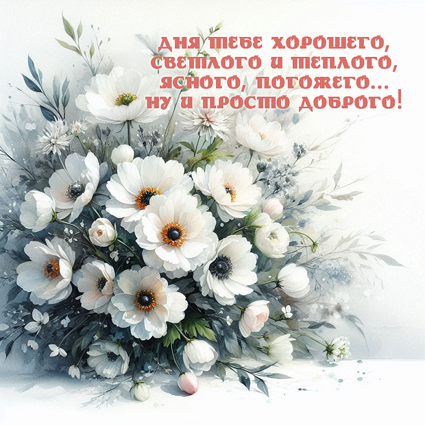 Открытки с пожеланием хорошего дня: более 80 оригинальных картинок и приятных фраз