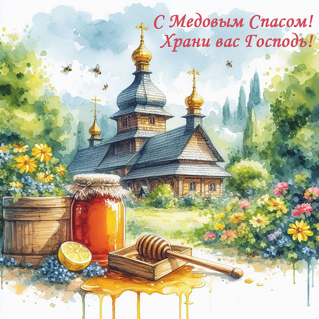Празднование Медового Спаса: бесплатные открытки и поздравления