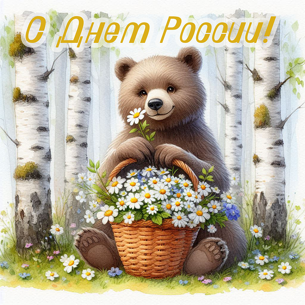 С Днём России! Красивые открытки и поздравления в честь праздника