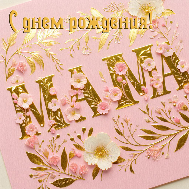 Открытки маме на день рождения: 70+ картинок и поздравлений