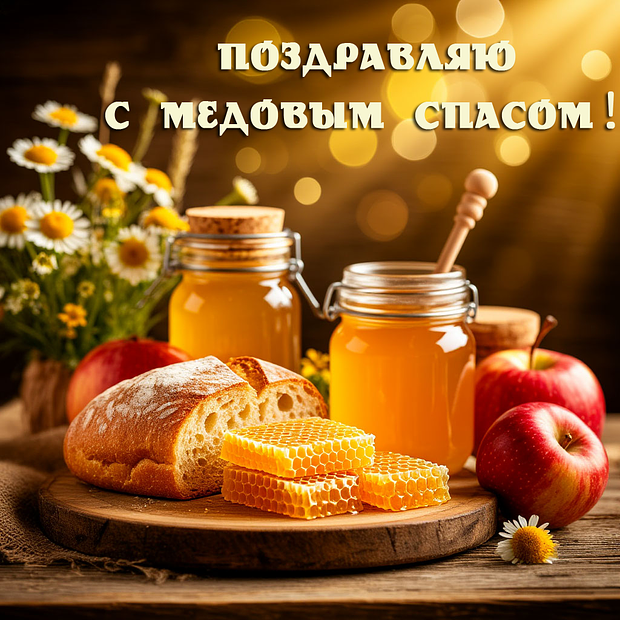 Празднование Медового Спаса: бесплатные открытки и поздравления
