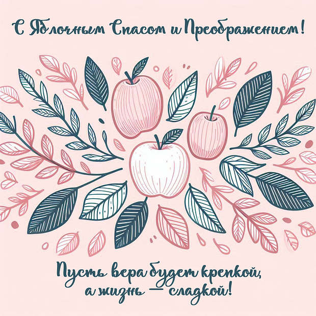 Яблочный Спас: 40+ открыток и поздравлений