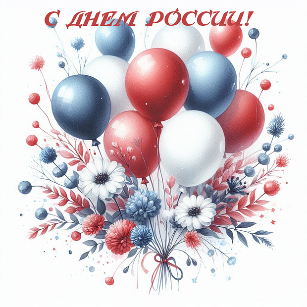 С Днём России! Красивые открытки и поздравления в честь праздника