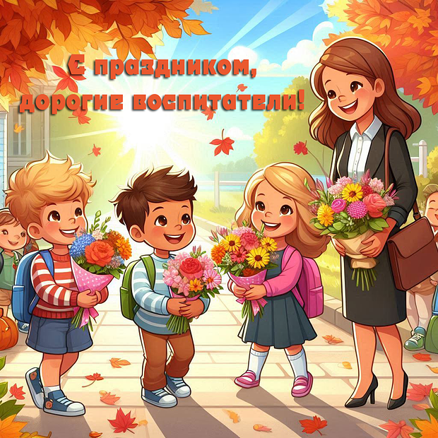 Поздравления на День воспитателя: более 40 уникальных открыток
