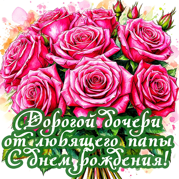 60+ открыток и поздравлений с днем рождения дочери: скачайте бесплатно в хорошем качестве