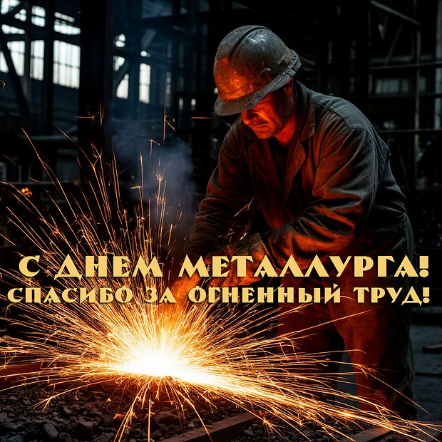 Празднование Дня металлурга: яркие открытки и поздравления для коллег