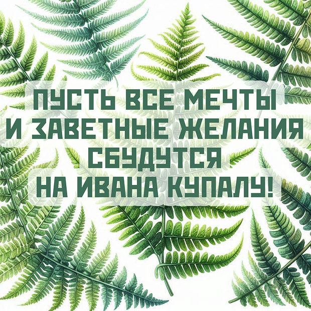Нарядные открытки ко Дню Ивана Купалы: 40 поздравлений для близких